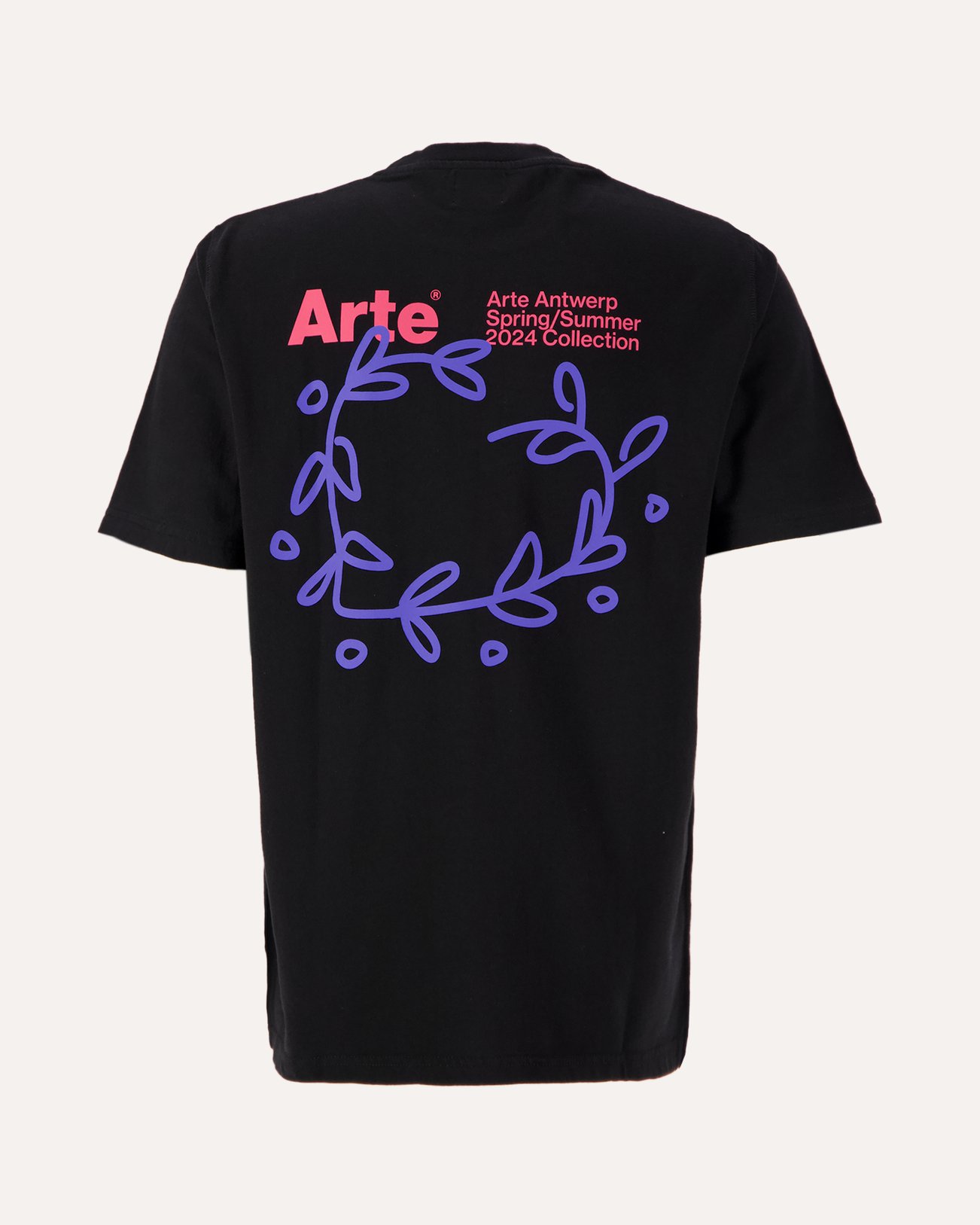 Arte Antwerp Teo Back Heart T-Shirt BLACK 1